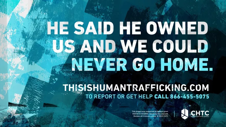 He said he owned us and we could never go home.  This is human trafficking.
