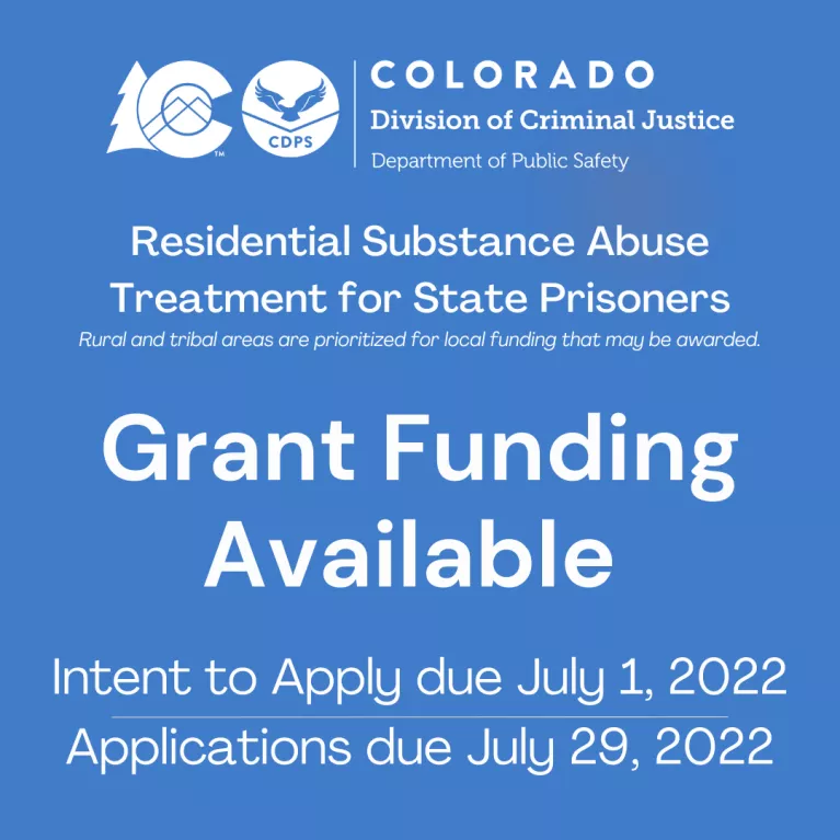 image links to intent to apply for RSAT grant funding is due July 1, 2022